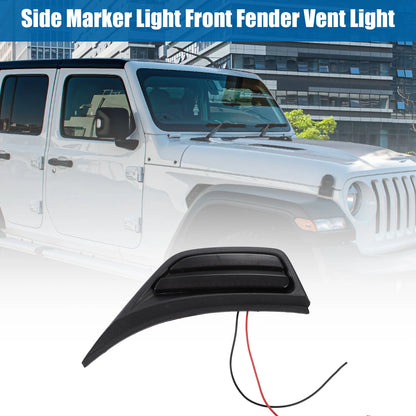 LED Side Marker Lights for Jeep Wrangler JL (2018-2023) - 2 Pcs Amber