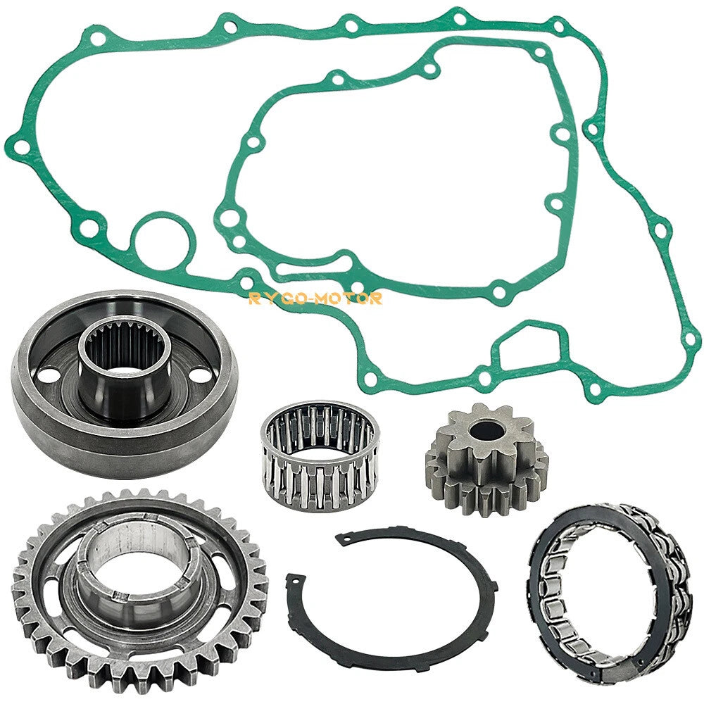 One Way Starter Clutch with Gear Bearing Cover Gasket for Honda TRX450ER