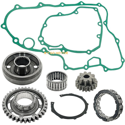 One Way Starter Clutch with Gear Bearing Cover Gasket for Honda TRX450ER