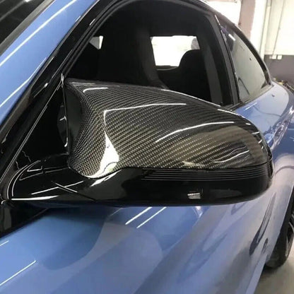 Carbon Fiber Rearview Mirror Cover Caps for BMW F80 M3 F82 F83 M4 (2015-2019)