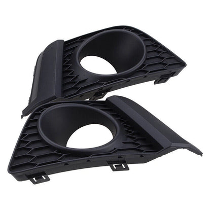 2 x Front Bumper Bezel Fog Light Lamp Covers for Honda Fit Jazz (2014-2017)