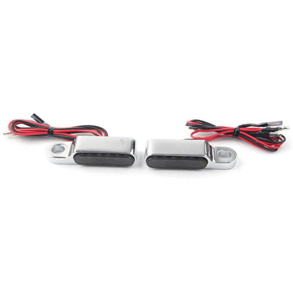 LED Turn Signal Light for Universal Motorcycle Chrome (No Year Specified)