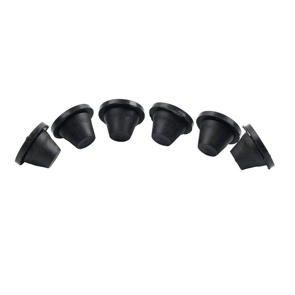 6 x Rubber Side Cover Grommets for Harley Touring Road King Electra Glide (1996-2007)