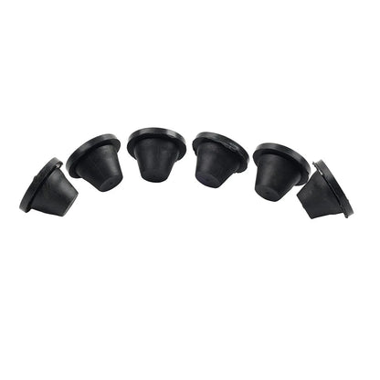 6 x Rubber Side Cover Grommets for Harley Touring Road King Electra Glide (1996-2007)