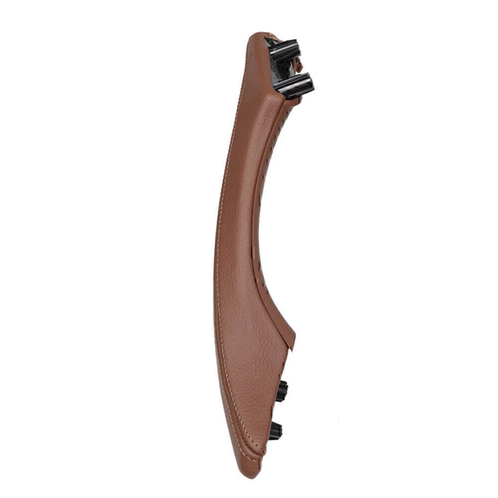 1x Real Leather Door Trim Pull Handle Right Side for BMW 5 Series (2010-2017)