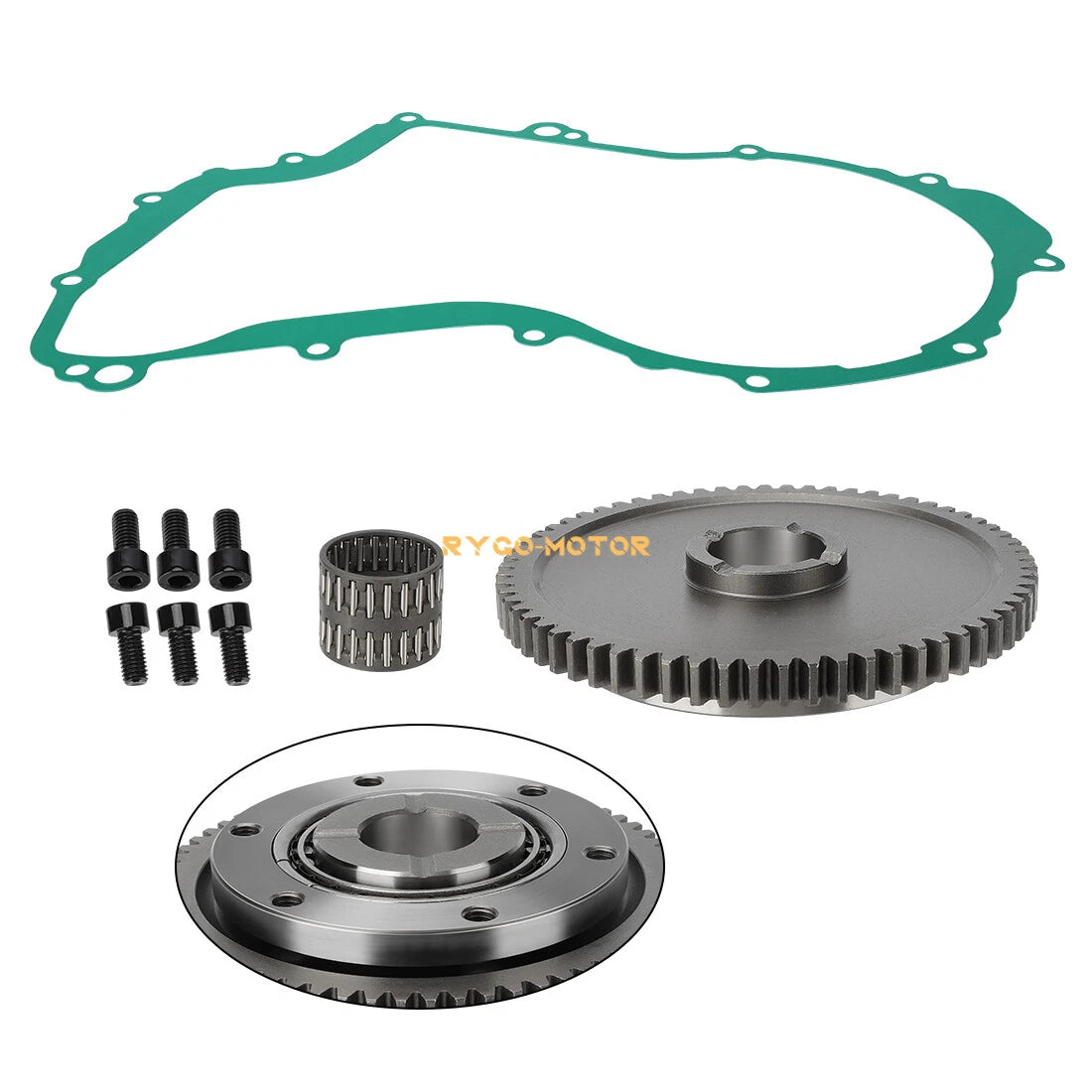 Starter Clutch One Way Gear Bearing Gasket for Yamaha Big Bear 400 (2000–2012)