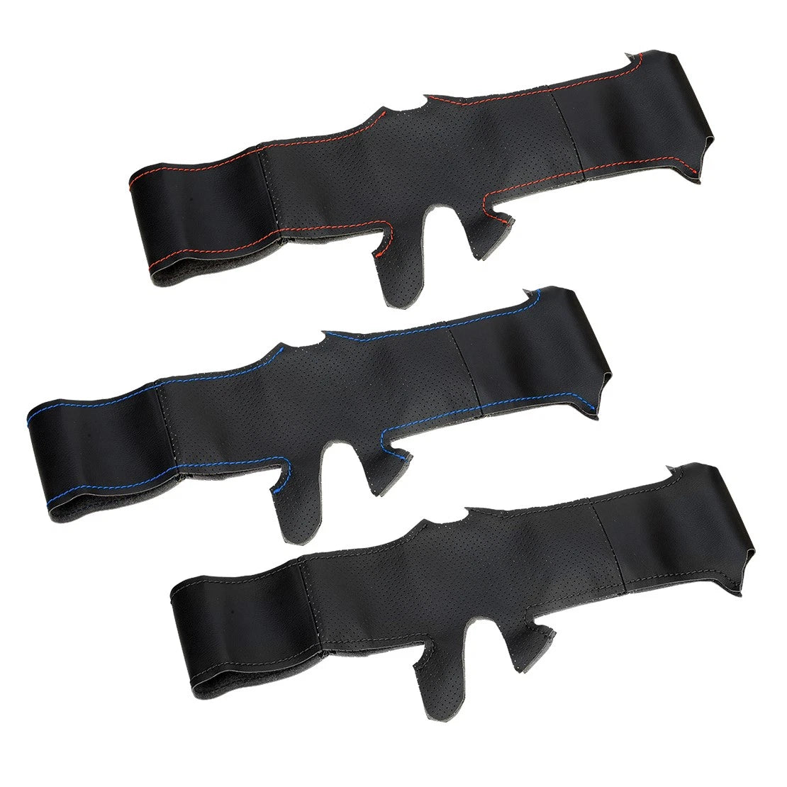 Black Leather Steering Wheel Cover for Honda Civic 2006-2011