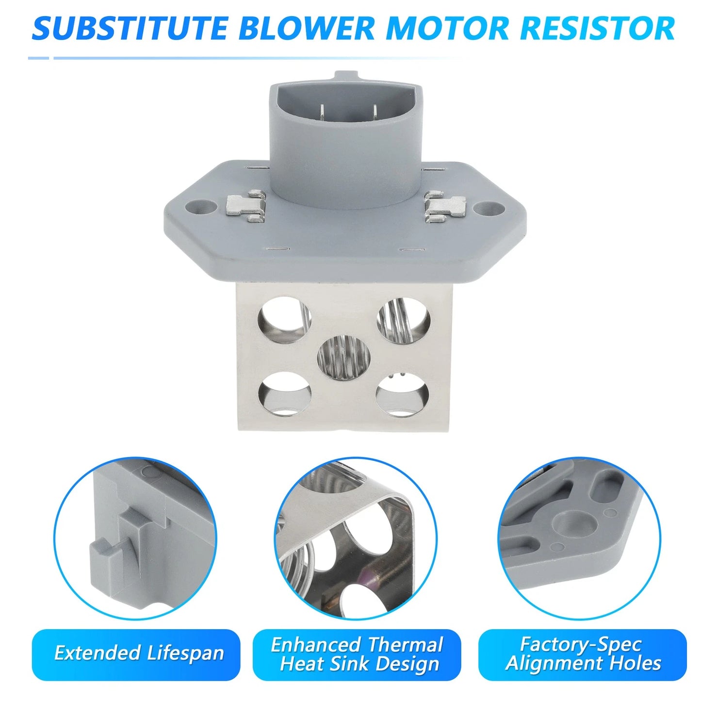 HVAC Blower Motor Resistor for Ford Transit Connect 2.0L (2010-2013)