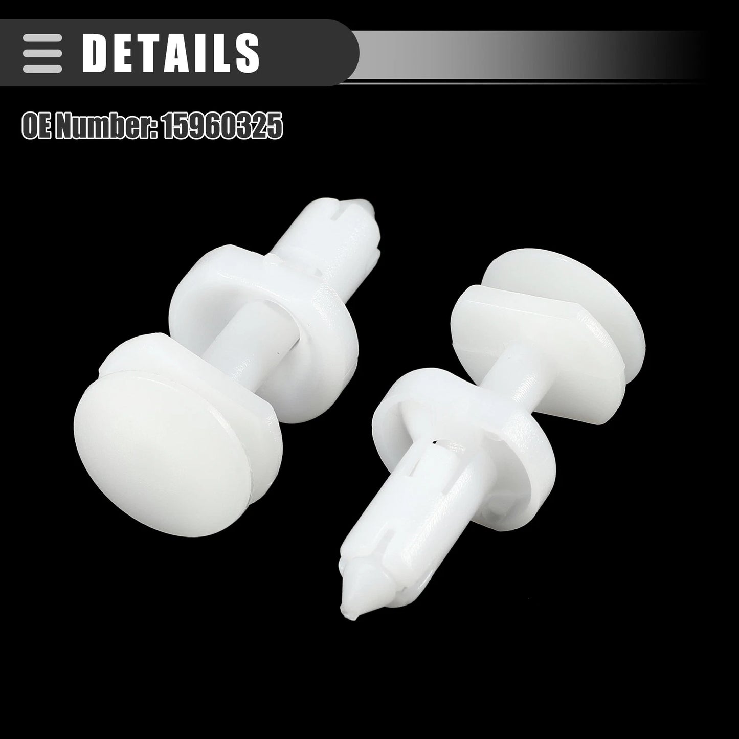 30 Pcs Car Door Trim Panel Push Clips Retainer for Chevrolet C2500
