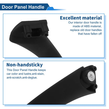 Inner Door Panel Handle for BMW 3 Series E90 E91 (2004-2012) Black