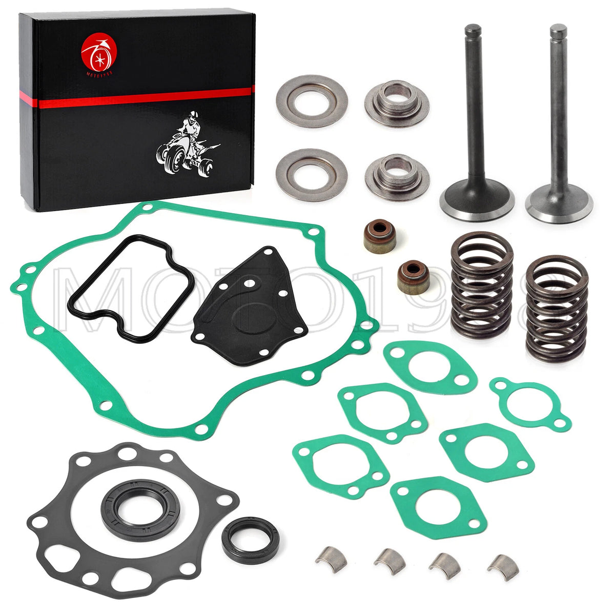 Valve Gasket Seal Spring Cotter Retainer for Club Car DS FE290 (92-up)