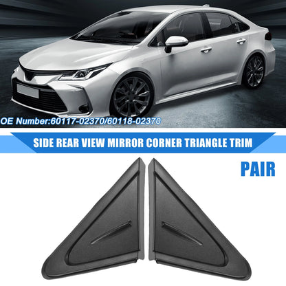 Pair Side Rear View Mirror Trim for Toyota Corolla (2020-2021)