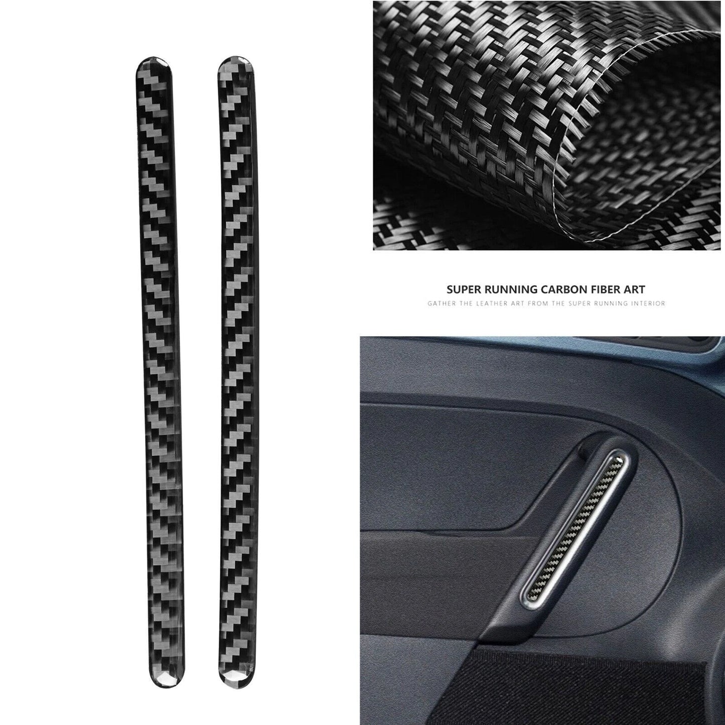 Carbon Fiber Door Trim for VW Beetle (2012-2019)