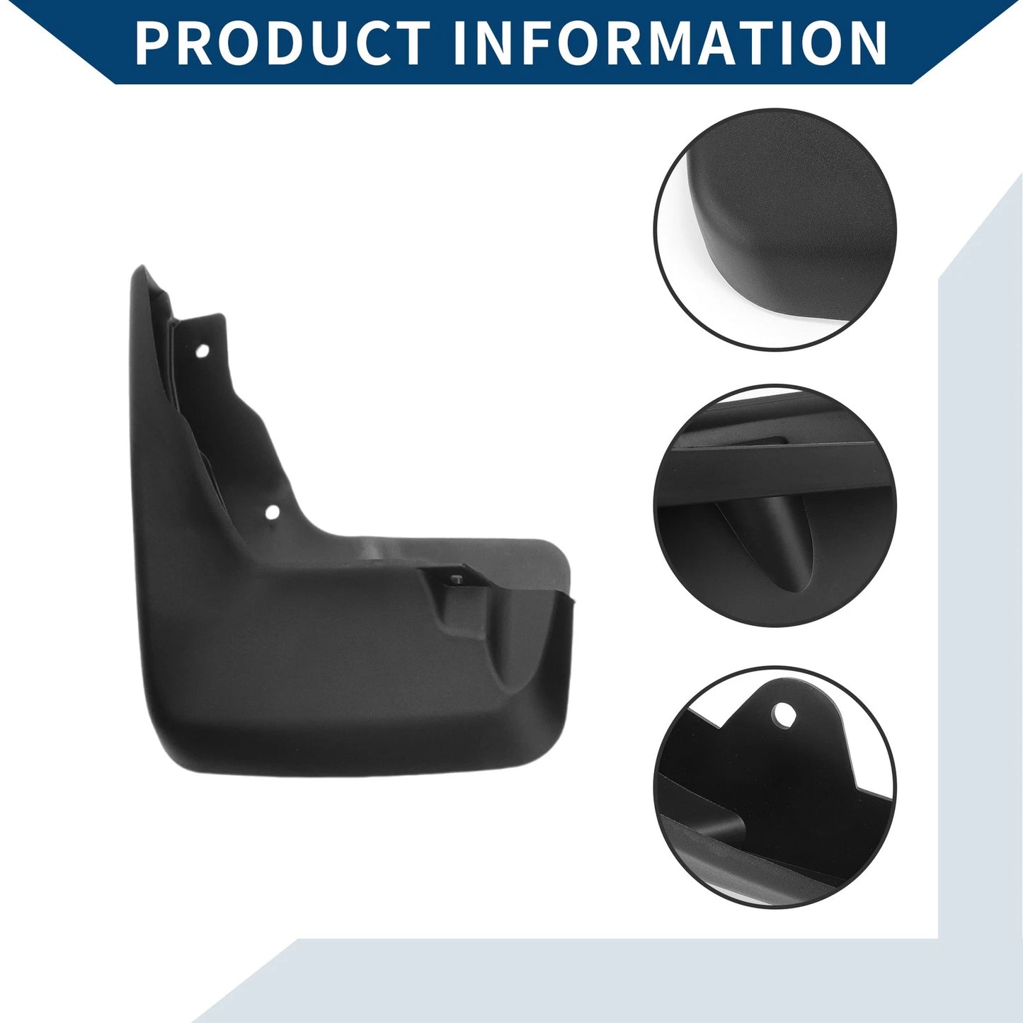 Mud Flaps Splash Guards 1 Set for Land Rover Freelander (2007-2015)