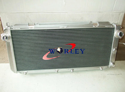 Aluminum Radiator + RED Hose for Toyota MR2 SW20 3SGTE (1990-1997)