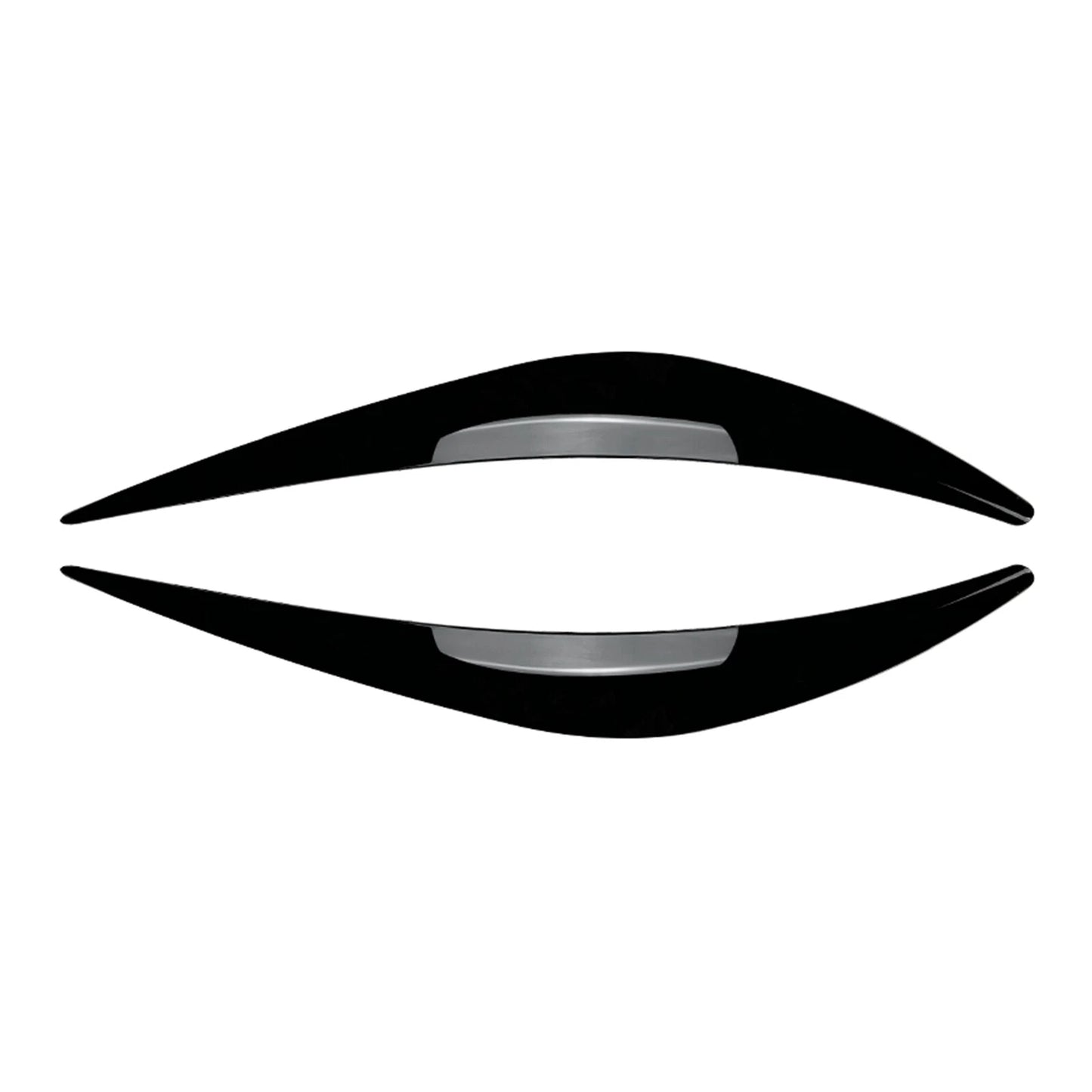 2 x Gloss Black Headlight Eyelid Covers for Infiniti Q50 (2014-2023)
