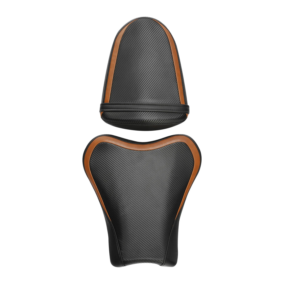 Black Brown Rider Driver Passenger Seat for Suzuki GSXR1000 (2005-2006)