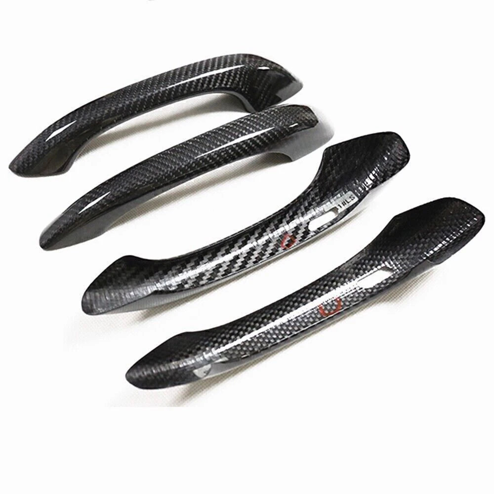 4 x Carbon Fiber Door Handle Covers for Porsche Macan (2015-2023)