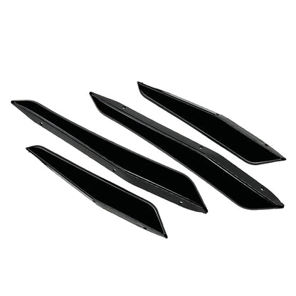Black Front Bumper Splitter Side Skirt Spoiler for BMW M2 G87 (2023-2024)