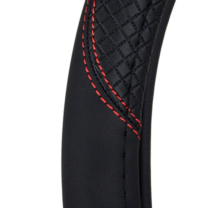 38cm PU Leather Steering Wheel Cover for Car - Breathable Anti-Slip (All Years)