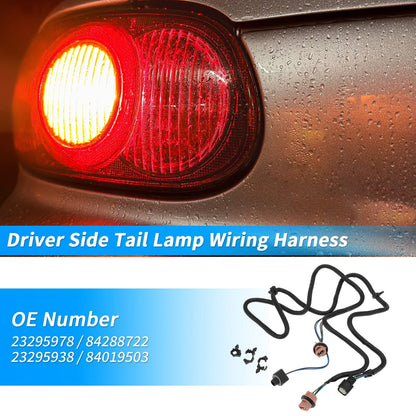 Driver Side Tail Lamp Wiring Harness for Chevrolet Silverado (2016-2019)