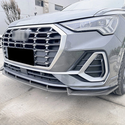 Front Spoiler Lip Splitter Kit for Audi Q3 F3 Sline (2019-2024)