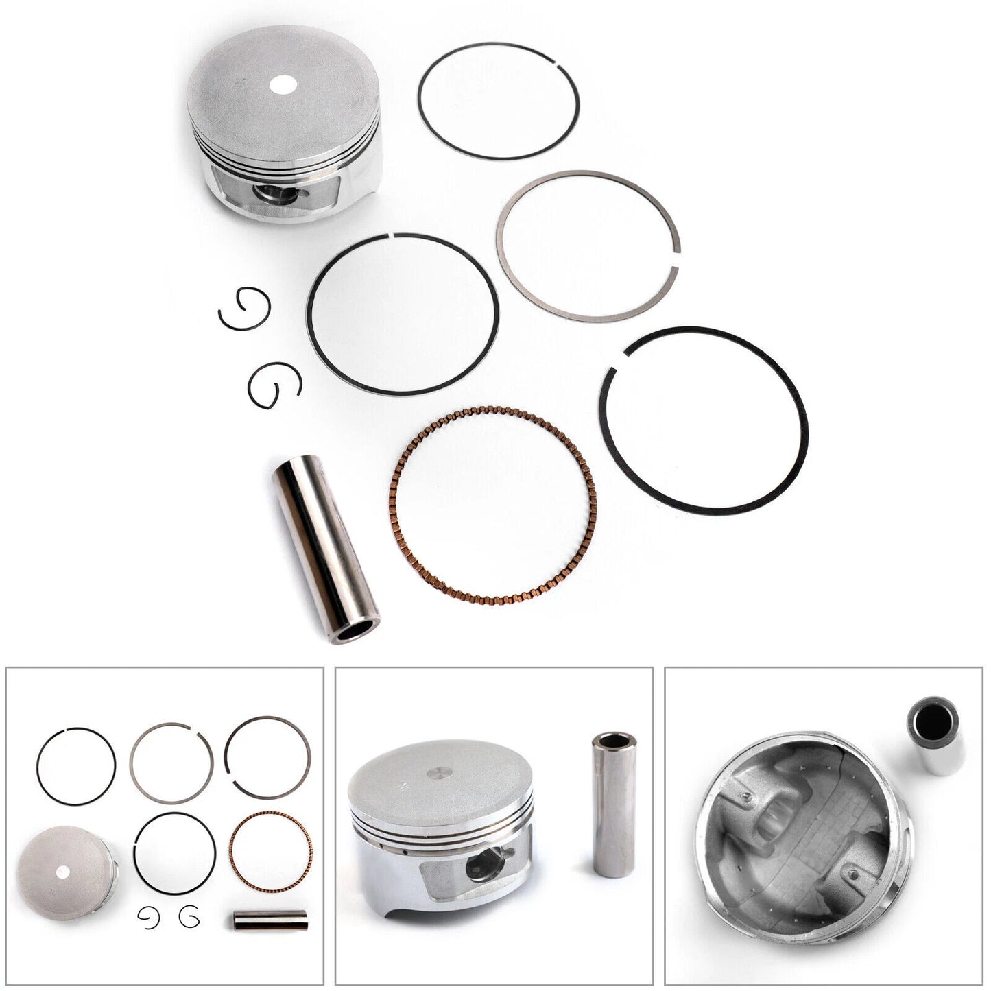 Piston Ring Kit 0.50mm for Honda Helix CN250 (1986-2007)