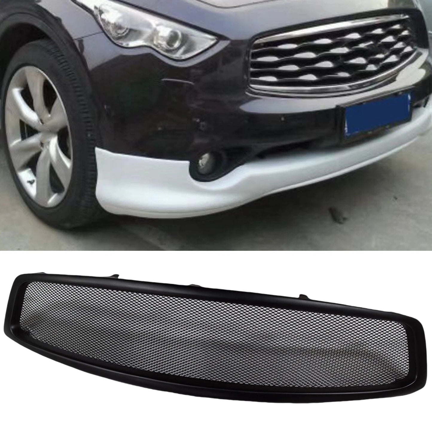 Front Bumper Grille Mesh for Infiniti FX35 FX37 FX50 (2009-2011)
