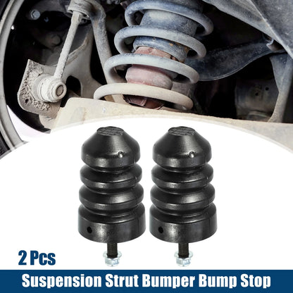Suspension Strut Bumper Stop for Ford Excursion 2000-2005 Black 2 x Pcs