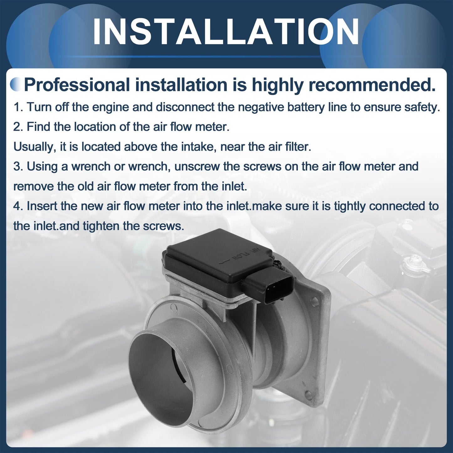 Mass Air Flow Sensor for Nissan 200SX S14 (1989-1995)
