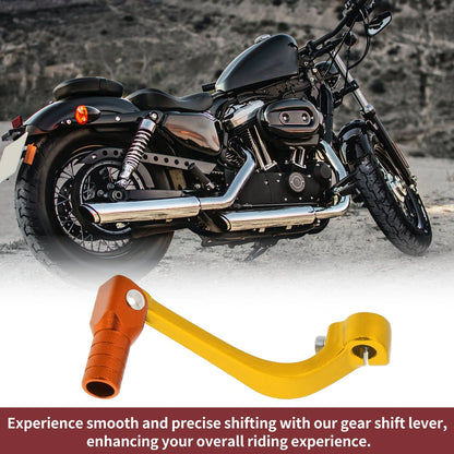 Gold Tone & Orange Motorcycle Gear Shifter Lever for Honda CRF110F