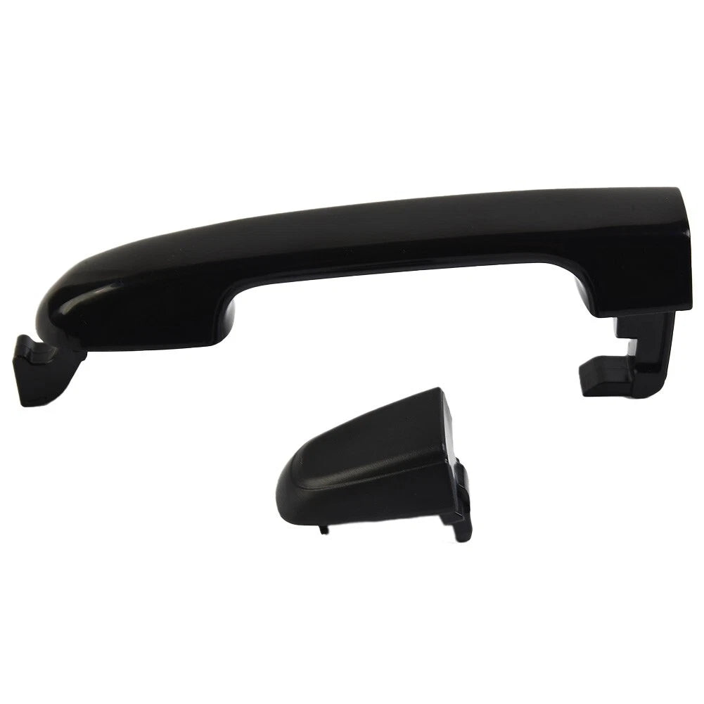 Outside Door Handle 1pc Black Plastic for Car