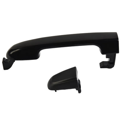 Outside Door Handle 1pc Black Plastic for Car