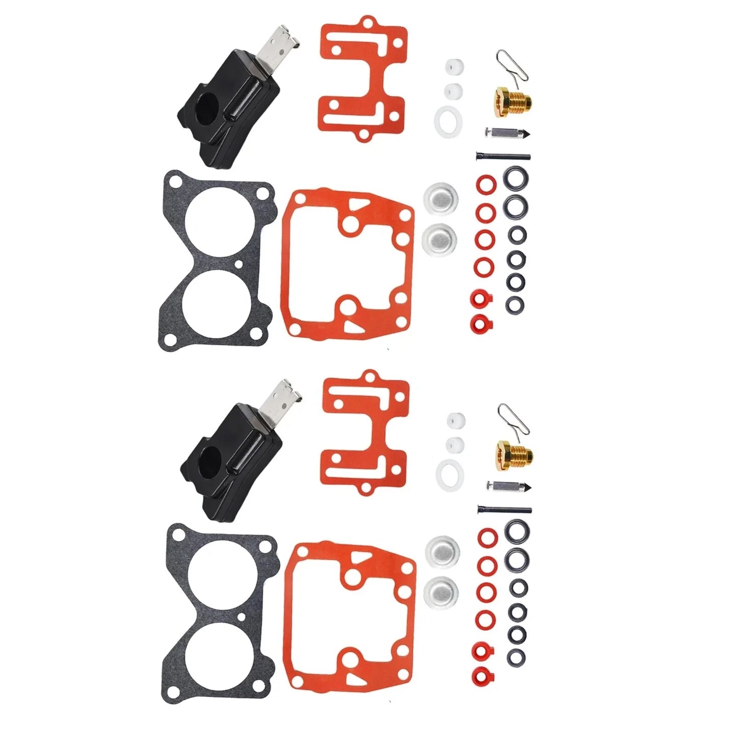 Carburetor Repair Kit for Johnson/Evinrude 85-235 HP Crossflow 2 Pcs