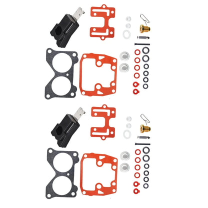 Carburetor Repair Kit for Johnson/Evinrude 85-235 HP Crossflow 2 Pcs