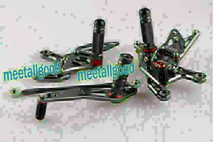 Adjustable Grey Rearset Footpegs for Yamaha YZF R1 (2009-2011)