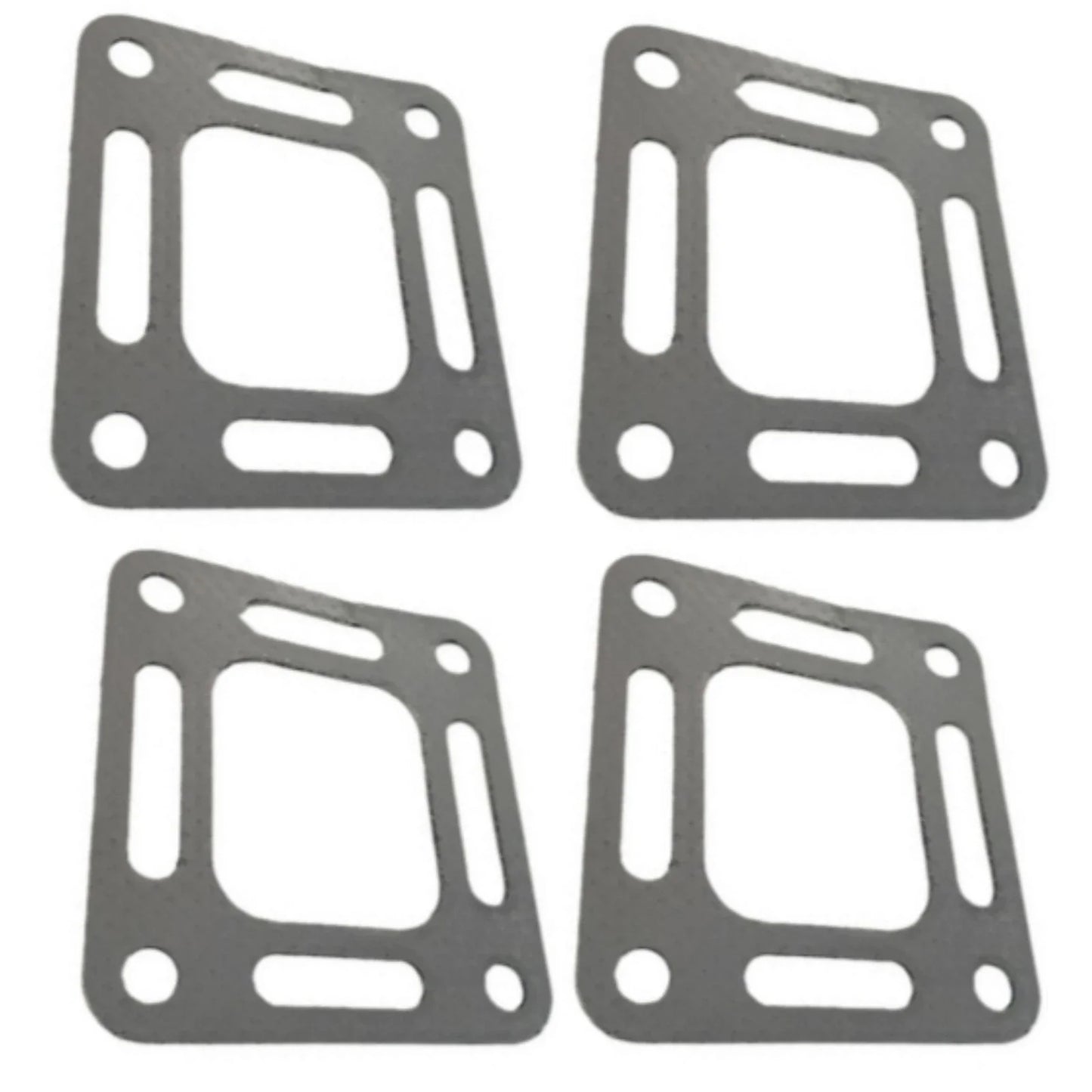 4-Pack Manifold Riser Elbow Gaskets for Mercruiser 4.3/5.0/5.7/454/502