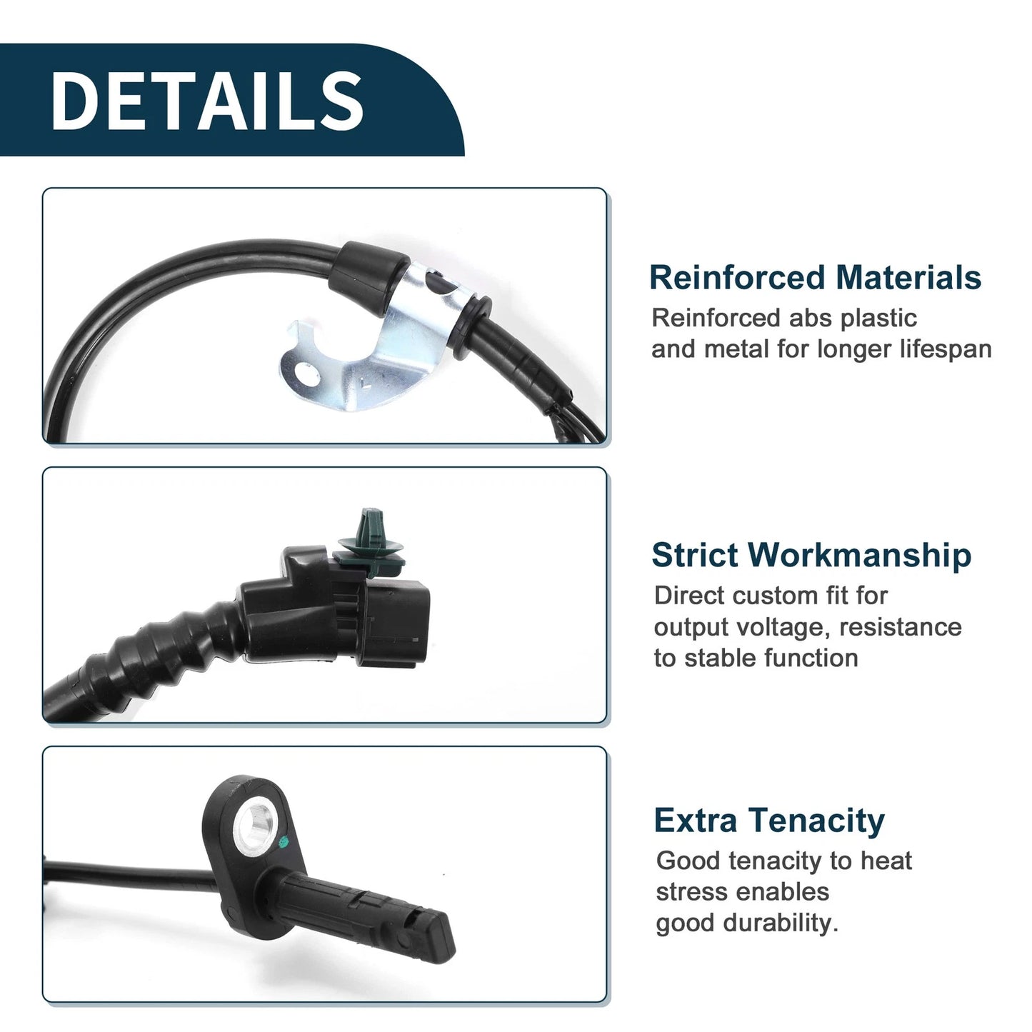 Rear Left ABS Wheel Speed Sensor for Honda Civic (2016-2022)