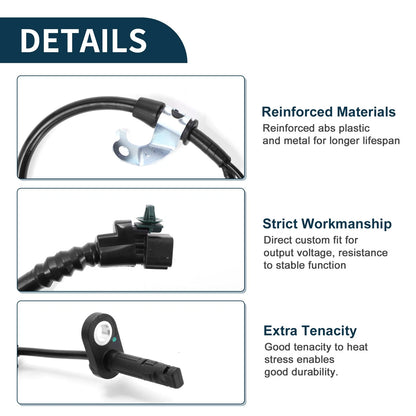 Rear Left ABS Wheel Speed Sensor for Honda Civic (2016-2022)