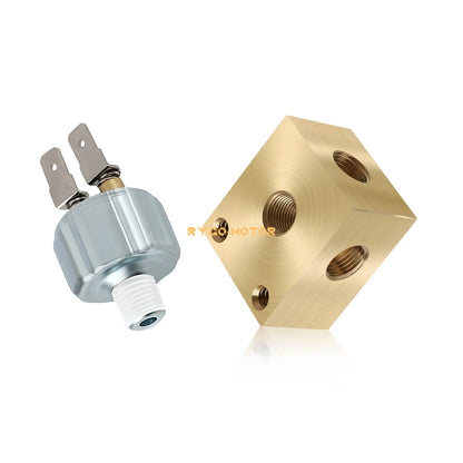 Brake Cross Fitting & Stoplight Switch for Polaris Diesel 455 Xplorer 500