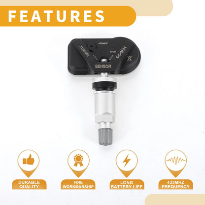 Tire Pressure Sensor 1 x for Volvo S60 (2006-2010) TPMS 433MHz
