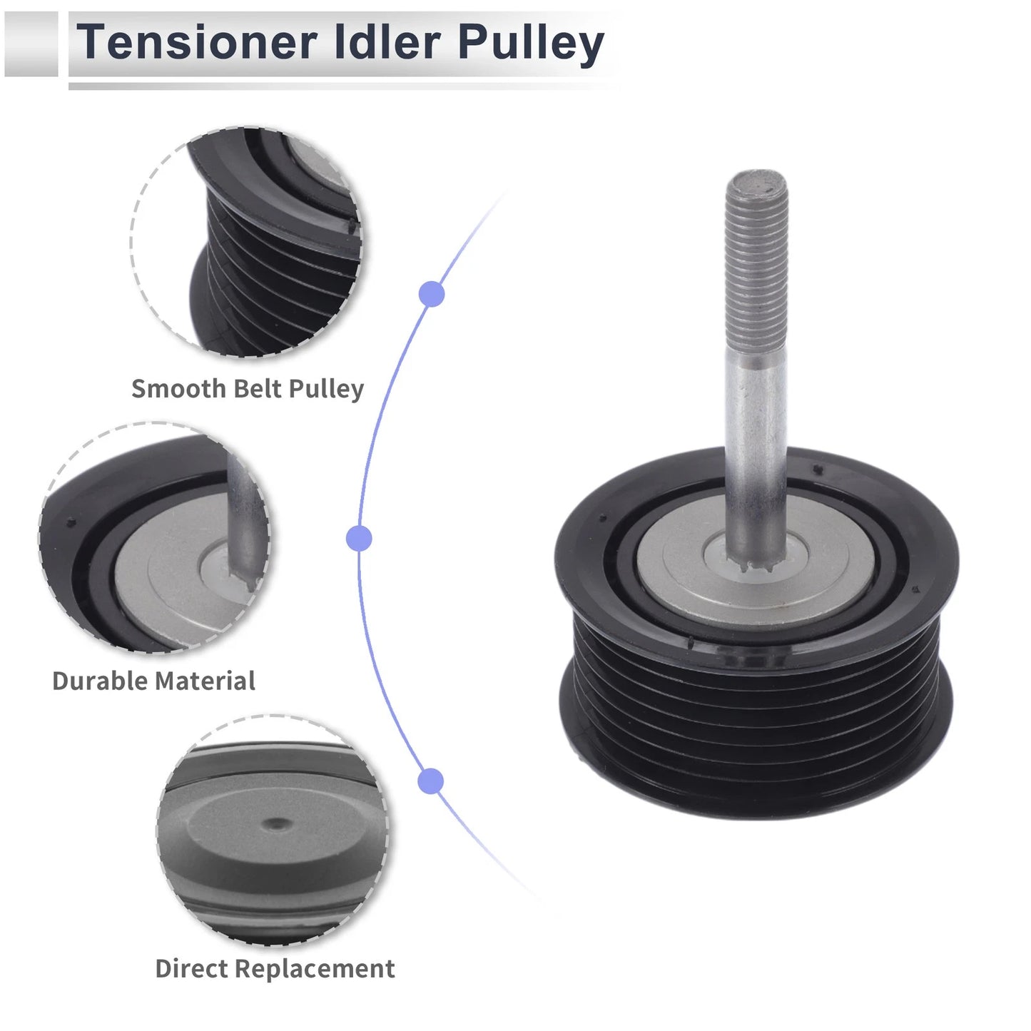 Drive Belt Idler Pulley for Porsche Cayenne (2008-2015)