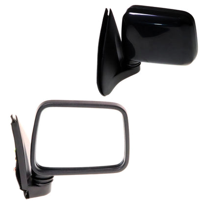 Black Door Mirror Set for Isuzu Faster TF TFR Vauxhall Brava 1988-2002