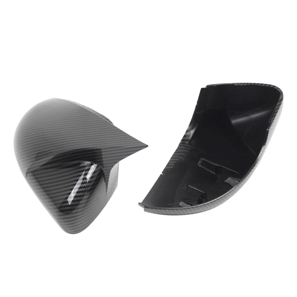 Carbon Fiber Black Side Mirror Cover Caps for VW Golf MK6 (2009-2013)