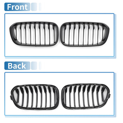 Front Upper Bumper Grille for BMW 1 Series F20 (2015-2018) Matte Black