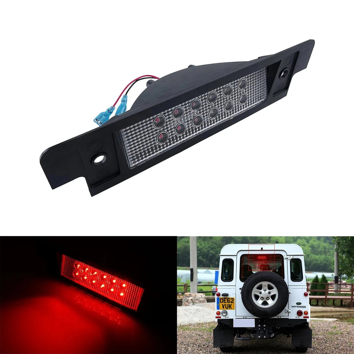 LED Third Tail Center Brake Light for Land Rover Discovery (1994–2004)