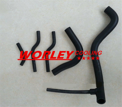 5ROWS Aluminum Radiator + Black Hose for MG MGB GT/ROADSTER (1977-1980)