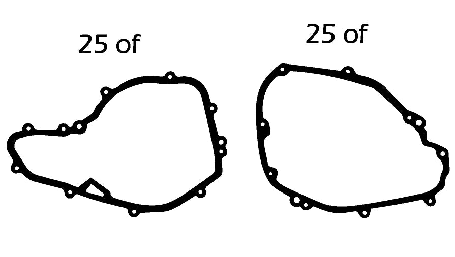 Inner Clutch / Stator Gasket 25 Pack for Kawasaki KLR650 KL650 (1996–2018)