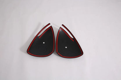 Carbon Fiber Rearview Mirror Side Lid Cover Trim for Hyundai Sonata (2020-2023)