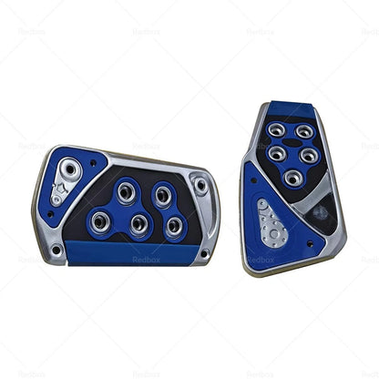 Non-Slip Gas Brake Foot Pedal Pad Covers for Car Accessories Blue